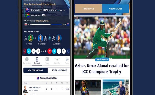 ICC LAUNCHES NEW MOBILE APP AHEAD OF CHAMPIONS TROPHY